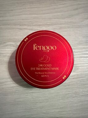 fengoo 24K Gold Eye Treatment Mask - Red & Gold Tin